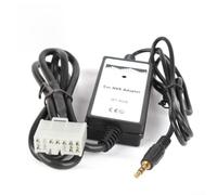 Gettimore Adattatore AUX da 3,5 mm per ingresso radio Toyota a 6 + 6 pin | e play, connettore a 6 + 6 pin, adatto per Toyota per lexus, senza fili di taglio, mantiene i comandi dello sterzo