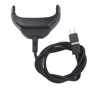 Gettimore Adattatore di ricarica tipo C a clip per Zebra TC51 TC52 TC56 TC57, robusto ABS Pogo Pin Dock ADPTR-TC56-USBC-01