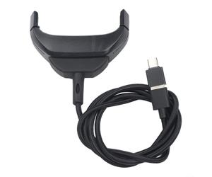 Gettimore Adattatore di ricarica tipo C a clip per Zebra TC51 TC52 TC56 TC57, robusto ABS Pogo Pin Dock ADPTR-TC56-USBC-01