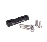 Gettimore Adattatore Freno A Disco Per Bicicletta Flat Mount 160Mm, In Lega di Alluminio Adattatore Anteriore/Posteriore Con Apertura 5Mm Per Pinza Rotore