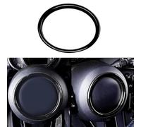 Gettimore Anello centrale del volante in lega di alluminio nero compatibile con MINI Cooper F54 Clubman F55 5 porte F56 Hatch F57 Cabrio F60 Countryman 2014-2021