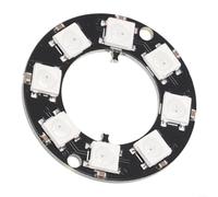 Gettimore Anello LED RGB 5V WS2812 per Arduino, modulo di luce pixel indirizzabile con controllo individuale del colore (8LED)