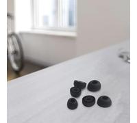 Gettimore Auricolari di ricambio in silicone per Huawei FreeBuds 5i, comodi e sicuri, tappi protettivi inodori, colore nero