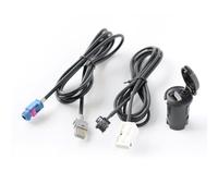 Gettimore Auto Usb E Aux Presa Base Cruscotto Mount Rcc Host Cavo Adattatore Per Peugeot 207 308 Per Citroen C4, Nero, 150 Cm Lunghezza Cavo