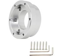 Gettimore Base adattatore per volante da 70 mm compatibile con Logitech G29 G920 G923, supporto in alluminio per aggiornamento del volante personalizzato, nero o argento