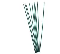 Gettimore Bastoncini di supporto per piante in legno, 40 cm, per fiori da giardino, piante di pomodoro e vite, resistenti all'acqua, con finitura liscia per prevenire schegge, confezione da 10