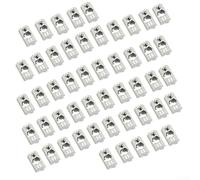 Gettimore Blocco scorrevole in alluminio con molla in acciaio inossidabile dado M8 per fissaggio solare fotovoltaico, 10/20/50 pezzi