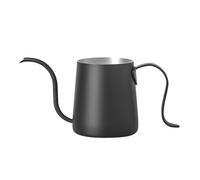 Gettimore Bollitore in acciaio inox da 250 ml, gocciolatore per caffè a collo d'oca con beccuccio di precisione per una preparazione uniforme, manico ergonomico, compatibile con metodi di produzione