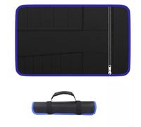 Gettimore Borsa arrotolabile multi-tasca per utensili manuali automobilistici, in tessuto Oxford impermeabile, organizer per punte da trapano, nero (extra spesso 22 slot)