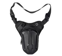 Gettimore Borsa da gamba per moto, impermeabile, in EVA, con tasche in rete, per la maggior parte delle moto, colore nero