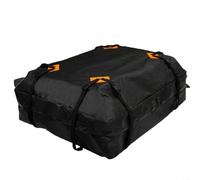 Gettimore Borsa da tetto per auto, 15 cubici/425 l, impermeabile, per tettuccio auto, con portapacchi, binari e barre