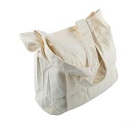 Gettimore Borsa portaoggetti per tappetino da yoga di grande capacità, in tela, essenziale per yogi e utenti quotidiani (bianco)
