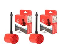 Gettimore Camera d'aria per bici in TPU da 66 cm per valvola Presta da 45 mm, confezione da 2, leggera con resistenza alla foratura, design senza cuciture lunghe, resistente alle alte e basse