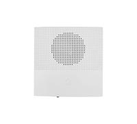 Gettimore Campanello cablato DC12V con 38 toni per il controllo degli accessi di sicurezza domestica, suono forte da 90 dB, altoparlante integrato, alloggiamento ignifugo in ABS bianco, 86 x 25 mm