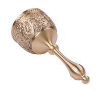 Gettimore Campanello vintage in ottone - perfetto per servizio ristorante, aula, giochi e decorazioni