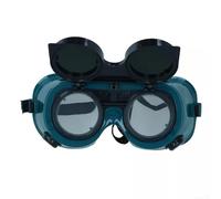 Gettimore Casco per saldatura a gas, taglio e saldatura, con lenti verdi anti schizzi e protezione UV/IR, cinturino regolabile