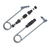 Gettimore Cavo adattatore Ethernet Gen 2/per V2, kit di estensione e riparazione IP68 resistente alle intemperie con rame schermato 26AWG, confezione da 2 (1 m)