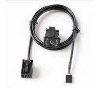 Gettimore Cavo adattatore interfaccia audio AUX con presa per Opel CD30 CDC40 CD70 DVD90, ABS nero, installazione cruscotto 12 V