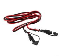 Gettimore Cavo di prolunga SAE a SAE con tappo antipolvere, 14 AWG, 2,0 m, cablaggio a disconnessione rapida, pannello solare per caricabatterie, 12-24 V 15 A