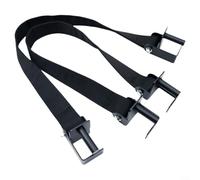 Gettimore Cinghie di sicurezza in nylon rinforzato per Power Rack Sistema di sgancio rapido per pali da 75 mm Protezioni regolabili per bilancieri per esercizi di squat su panca (per apertura 18 mm)