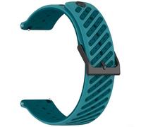 Gettimore Cinturino per orologio in morbido silicone per Suunto Race2 per Race S Run 9 Peak per Pro 5 Peak, cinturino traspirante da 22 mm con connettore modellato (blu)
