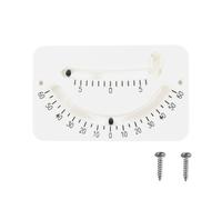 Gettimore Clinometro marino livello inclinometro angolo Finder strumento per barca, bianco