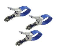 Gettimore Clip per copertura piscina in acciaio inox, lunghezza 11,9 cm, spessore massimo 5,3 cm, adatte per piscine fuori terra, antivento e antigraffio, con maniche protettive, 6 pezzi/30 pezzi