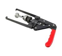 Gettimore Compressore a molla per valvola, con doppia ganascia regolabile e ganci trattati termicamente per motori OHV OHC CVH, struttura in lega con manico rosso rosso