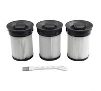 Gettimore Confezione da 3 filtri di ricambio per aspirapolvere TriFlex serie HX1, set di filtri per polveri fini con spazzola per la pulizia