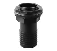 Gettimore Connettore per troppopieno da 2,5 cm con dado e rondella, raccordo in plastica per serbatoio di troppopieno da 2,5 cm, compatibile con serbatoi d'acqua 3