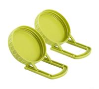 Gettimore Coperchi per germogliare con supporto per barattoli a bocca larga, kit di germinazione in plastica con drenaggio, coperture per vasi di germogli verdi per casa e giardino, erba medica