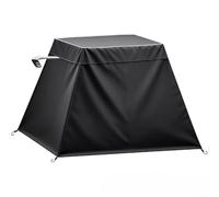 Gettimore Copertura per gancio di traino per quinta ruota, 79 x 79 x 51 cm, resistente alle intemperie e alla polvere, per protezione da esterni, tessuto Oxford nero (600D)