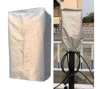 Gettimore Copertura per stazione di ricarica elettrica per colonna di ricarica in piedi, resistente alle intemperie, protezione da polvere, pioggia, sole, tessuto Oxford, colore argento, 70 x 35 x 25