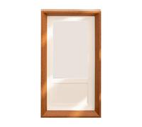 Gettimore Cornice portafoto in legno per collage da 1 a 3 foto, finitura in noce naturale con design opaco, display verticale o orizzontale, per decorazione casa, ufficio, galleria