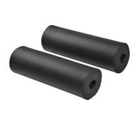 Gettimore Cuscinetti di ricambio in schiuma per piedi per macchine di estensione delle gambe, panca pesi, tavolo a inversione, confezione da 2, schiuma confortevole ad alta densità, adatta per tubi di