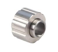 Gettimore Cuscinetto unidirezionale modificato a 10 pin per ABU P4 MAX4SX / Garcia/STX mulinello a 10 pin, con manicotto, set da 2 pezzi, argento