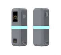 Gettimore Custodia in silicone per Anker per Prime Power Bank 20k 220w, antiurto, con organizer per cavi e foro per cordino per uso quotidiano (grigio)