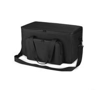 Gettimore Custodia protettiva per JBL per partybox On-The-Go 1 e 2, custodia rigida 900D di grande capacità con tracolla, borsa da viaggio per accessori per altoparlanti, nero