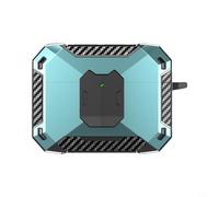 Gettimore Custodia protettiva rigida per auricolari JBL Wave Beam 2, in ABS, antiurto, con supporto integrato, resistente ai graffi e all'acqua (1 verde)