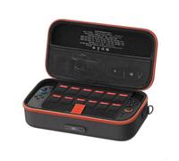Gettimore Custodia rigida per Switch 2 con ricarica wireless, 20000 mAh per batteria da 30 W, ricarica rapida, display intelligente, organizer da viaggio