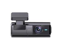Gettimore Dashcam per auto 1080p con grandangolo a 140°, registrazione in loop, rilevamento collisione, protezione parcheggio 24 ore e controllo app, nero singolo record