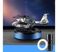 Gettimore Deodorante solare per auto, diffusore per aromaterapia, con rotazione automatica, ornamento per oli essenziali per cruscotto, materiale in lega ABS, adatto per la maggior parte dei veicoli B