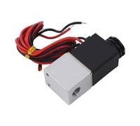 Gettimore Elettrovalvola a solenoide di CC 24V 1/8" stantuffo d'ottone dell'acciaio inossidabile della metropolitana del corpo di alluminio normalmente chiuso del porto femminile