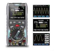 Gettimore ET928 - Multimetro digitale 3 in 1 per oscilloscopio, con larghezza di banda 12 MHz, generatore di segnale e ricarica di tipo C