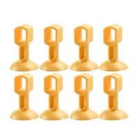 Gettimore Fermaporta in silicone con forte aspirazione, confezione da 8 protezioni da parete e supporti per pavimento, riduzione silenziosa del rumore, per cucina, camera da letto, bagno, per rosso