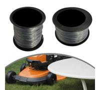 Gettimore Filo per decespugliatore in nylon 66 ad alte prestazioni, 2 mm, 120 m, lunga durata, per giardinaggio resistente, facile da installare per tutti i mangiatori standard