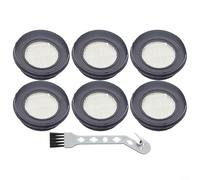 Gettimore Filtri HEPA lavabili con presa d'aria per aspirapolvere SunSare X7A US per Fieety per V7 senza fili, con spazzola per la pulizia per mantenere l'efficienza del vuoto (confezione da 6)