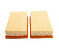 Gettimore Filtro piatto plissettato per aspirapolvere Bosch GAS 35 L AFC, GAS 35 L SFC+, GAS 35 M AFC, confezione da 2