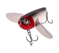 Gettimore Flying for Shark Fishing Lure 6 cm/12,7 g Topwater Popper Insetto, design realistico con ape 3D Fish Eye per pesce persico pesce gatto (3#)