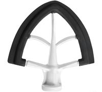 Gettimore Frusta in silicone grigio da 4,5-5 qt, con testa inclinabile, accessorio per mixer con anima in alluminio, compatibile con serie K45SS, KSM110, KSM75 (nero)